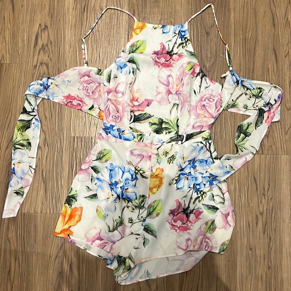 Show me your mumu floral romper
